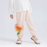 Diamentional Flower Sweatpants-7 -  NianYi, Chinese Traditional Clothing for Kids