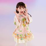 Floral Journey Butterflies and Bloom Garden Dress Set-4 -  NianYi, Chinese Traditional Clothing for Kids