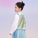 Floral Journey Bird and Flower Qi Vest-8 -  NianYi, Chinese Traditional Clothing for Kids