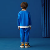 Lucky Bunny Colorblock Pullover and Sweatpants set-12 -  NianYi, Chinese Traditional Clothing for Kids
