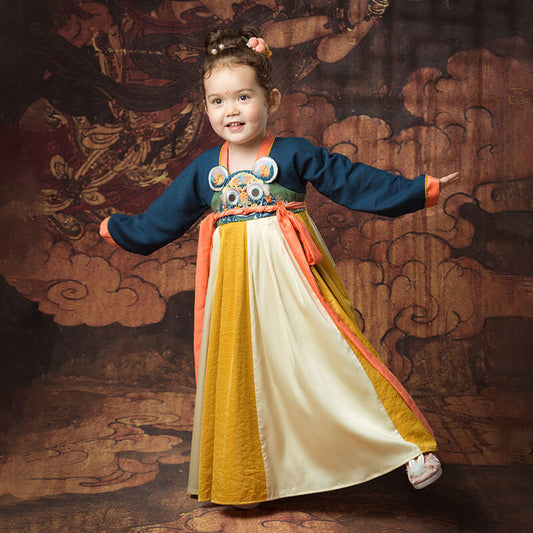 NianYi-Chinese-Traditional-Clothing-for-Kids-Playing Tiger Hanfu Dress-N101124-1