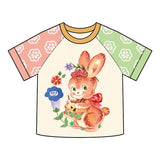 Floral Jounrey Color Matching Tee for Kids-LCTG