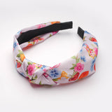 Flower Graphic Bow Tie Hair Band for Kids