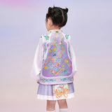 Floral Journey Chinese Gourd Windows Design Vest-4 -  NianYi, Chinese Traditional Clothing for Kids