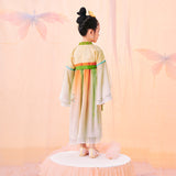 Floral Journey Garden Poem Mid Autumn Embroidery Hanfu Dress-13 -  NianYi, Chinese Traditional Clothing for Kids