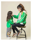 Year of Tiger Overlap Collar Jacket for Kids