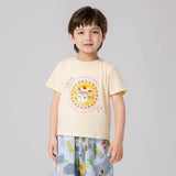 Animal Friends with Flower Wreath Tee for Kids
