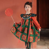 Tang Palace Banquet Hanfu Dress-2 -  NianYi, Chinese Traditional Clothing for Kids