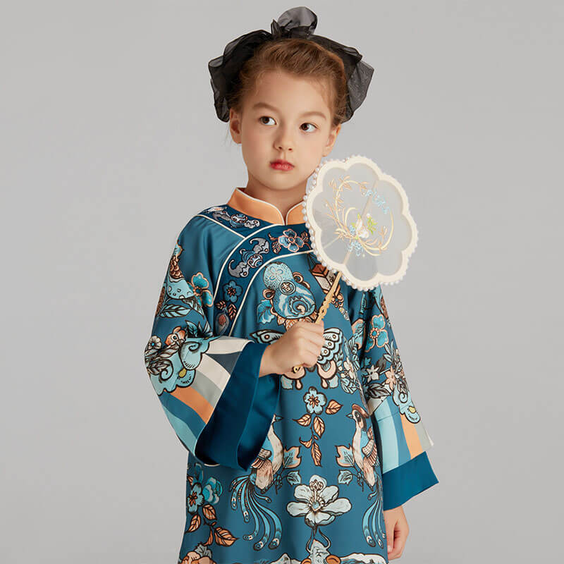 Oriental Princess Dress-1 -  NianYi, Chinese Traditional Clothing for Kids
