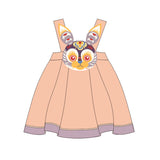 Lucky Bunny Strap Dress-11-color-WBG-First Peach Pink -  NianYi, Chinese Traditional Clothing for Kids