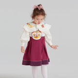 Lucky Bunny Strap Dress-3 -  NianYi, Chinese Traditional Clothing for Kids