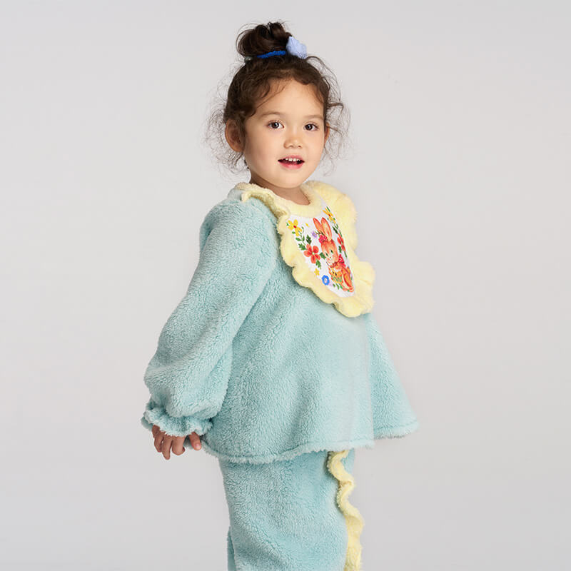 Cute Bunny Homewear-5 -  NianYi, Chinese Traditional Clothing for Kids