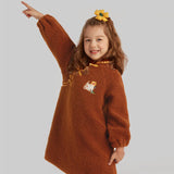 321 Bunny Qiapo Dress-2 -  NianYi, Chinese Traditional Clothing for Kids