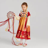 Lucky Bunny Hanfu Dress-4 -  NianYi, Chinese Traditional Clothing for Kids