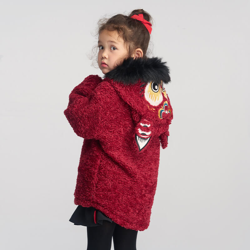 Lucky Bunny Style Jacket -4 -  NianYi, Chinese Traditional Clothing for Kids