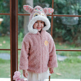 Lucky Bunny Style Jacket -6-color-Thistle Pink -  NianYi, Chinese Traditional Clothing for Kids