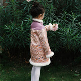 Happy Bunny Printed Chinese Coat-5 -  NianYi, Chinese Traditional Clothing for Kids