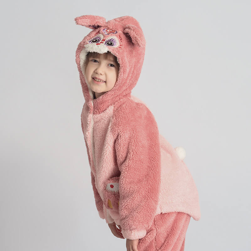 Lucky Bunny Claw Homewear -2 -  NianYi, Chinese Traditional Clothing for Kids