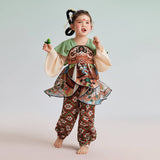 Flying Apsara Hanfu Pants Set-11 -  NianYi, Chinese Traditional Clothing for Kids