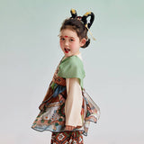 Flying Apsara Hanfu Pants Set-4 -  NianYi, Chinese Traditional Clothing for Kids