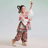 Flying Apsara Hanfu Pants Set-8 -  NianYi, Chinese Traditional Clothing for Kids