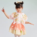 Butterfly Puritan Collar Shirt-5 -  NianYi, Chinese Traditional Clothing for Kids