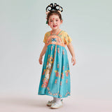Summer Garden Fairy Style Hanfu Dress-6 -  NianYi, Chinese Traditional Clothing for Kids