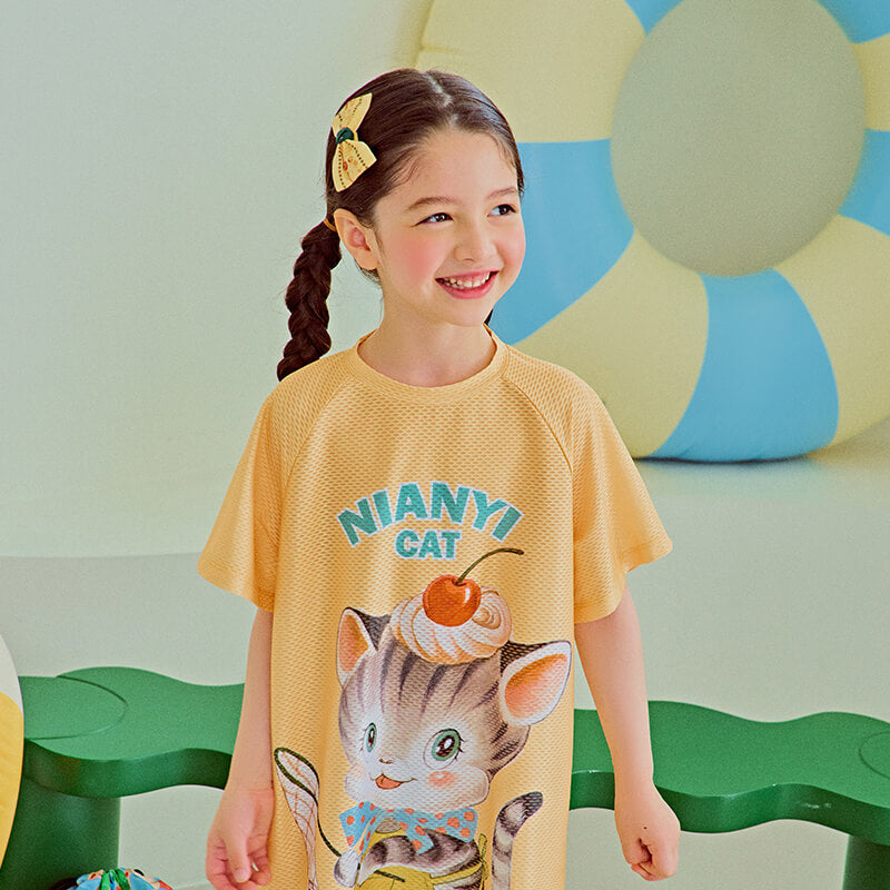 Lovely Animals Friends Cover Up-3 -  NianYi, Chinese Traditional Clothing for Kids
