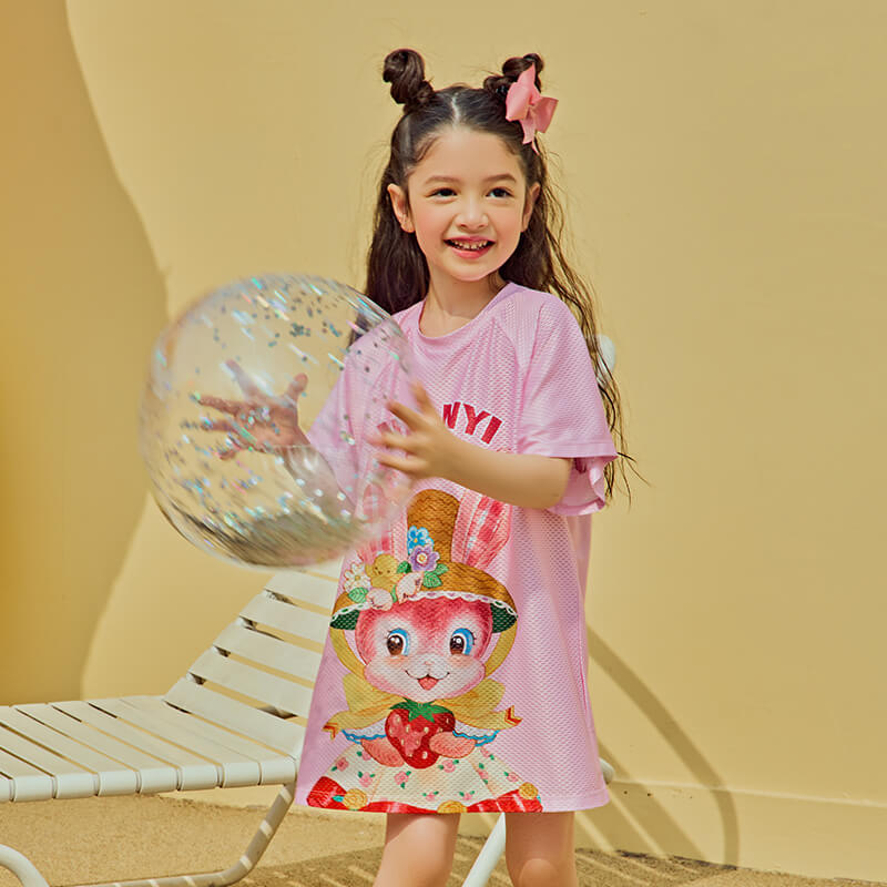 Lovely Animals Friends Cover Up-7 -  NianYi, Chinese Traditional Clothing for Kids