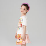 Garden in Bloom Floral Graphic Tee-2 -  NianYi, Chinese Traditional Clothing for Kids