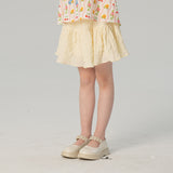 Frill Trim Skirt-5 -  NianYi, Chinese Traditional Clothing for Kids