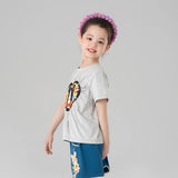 Animal Friends Graphic Heart Symbol Tee-8 -  NianYi, Chinese Traditional Clothing for Kids