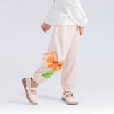 Diamentional Flower Sweatpants-6 -  NianYi, Chinese Traditional Clothing for Kids