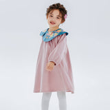 Dragon Long Embroidery Petal Collar Dress-2 -  NianYi, Chinese Traditional Clothing for Kids