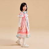 Dragon Long Fluffy Happy Dragon Hanfu Dress-7 -  NianYi, Chinese Traditional Clothing for Kids