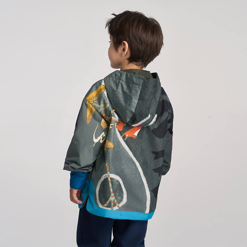 Jianghu Zipped Jacket-4 -  NianYi, Chinese Traditional Clothing for Kids