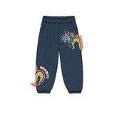 Dragon Long  Lantern Pant-7-color WBG Glaze Blue -  NianYi, Chinese Traditional Clothing for Kids