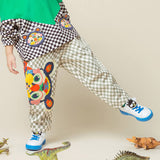 Traditional Tiger Head Print Pants-2 -  NianYi, Chinese Traditional Clothing for Kids
