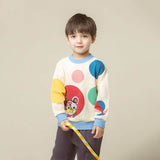 Polka Dots Sweatshirt-2 -  NianYi, Chinese Traditional Clothing for Kids