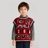 Lucky Bunny Vest-3 -  NianYi, Chinese Traditional Clothing for Kids