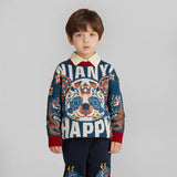 Incredible Beast Panda Sweater-3 -  NianYi, Chinese Traditional Clothing for Kids