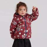 Lucky Bunny Head Downcoat-3 -  NianYi, Chinese Traditional Clothing for Kids