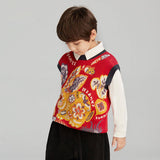 321 Bunny Vest-3 -  NianYi, Chinese Traditional Clothing for Kids