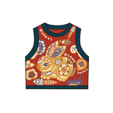 321 Bunny Vest-8-color-WBG-NianYi Red -  NianYi, Chinese Traditional Clothing for Kids