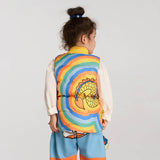 Lucky Bunny Puffer Vest-2 -  NianYi, Chinese Traditional Clothing for Kids