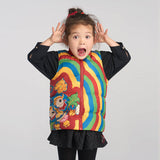 Lucky Bunny Puffer Vest-4 -  NianYi, Chinese Traditional Clothing for Kids