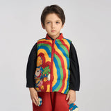 Lucky Bunny Puffer Vest-5 -  NianYi, Chinese Traditional Clothing for Kids