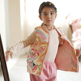 Lucky Bunny Puffer Vest-7 -  NianYi, Chinese Traditional Clothing for Kids