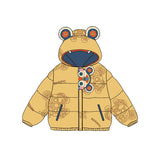 Lucky Bunny Style Puffer Jacket-16-color WBG Grapefruit Yellow -  NianYi, Chinese Traditional Clothing for Kids