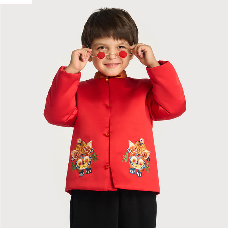 Lucky Bunny Tang Suit Coat-1 -  NianYi, Chinese Traditional Clothing for Kids